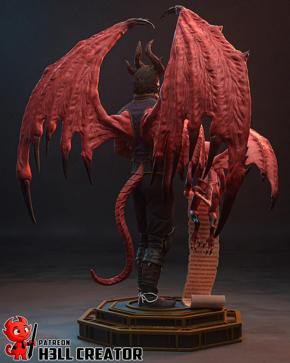 Raphael | Fan Art | 3D Printed Resin Model Garage Kit | *Un-Painted* | H3LL Creator 8