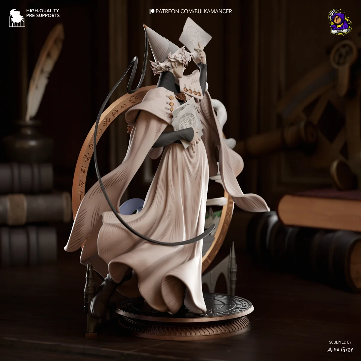 Qifrey | Fan Art | 3D Printed Resin Model Garage Kit | *Un-Painted* | Bulkamancer 3