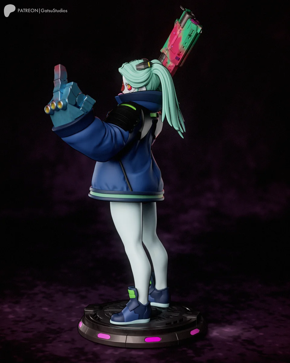 Rebecca | Fan Art | 3D Printed Resin Model Garage Kit | *Un-Painted* | Gatsu Studios 5