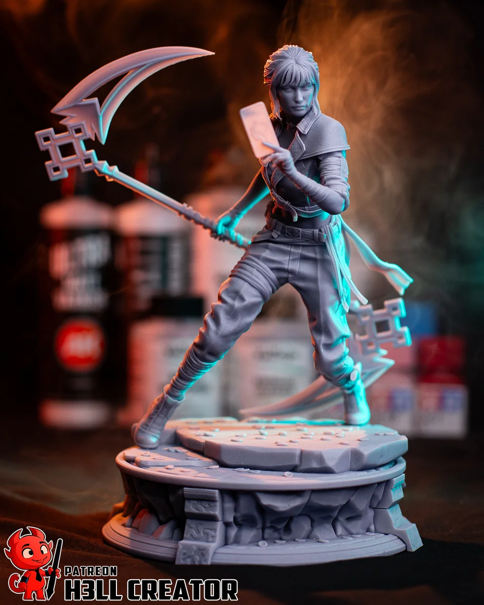 Sciel | Fan Art | 3D Printed Resin Model Garage Kit | *Un-Painted* | H3LL Creator 10