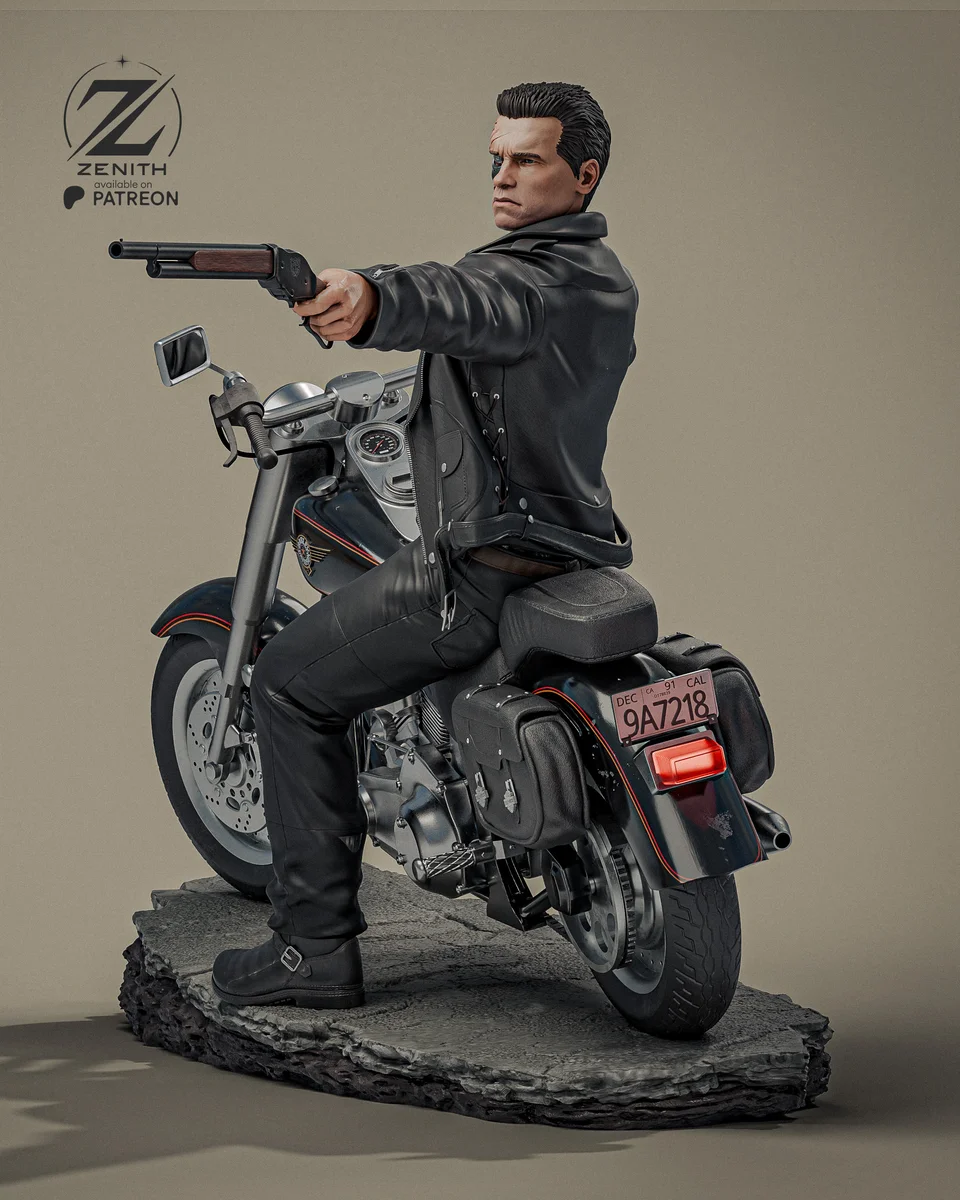 Terminator T-800 | Fan Art | 3D Printed Resin Model Garage Kit | *Un-Painted* | Zenith Studios 6