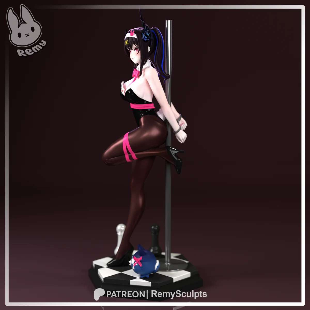Nerissa (Rabbit Hole) | Fan Art | 3D Printed Resin Model Garage Kit | *Un-Painted* | Remy Sculpts 5