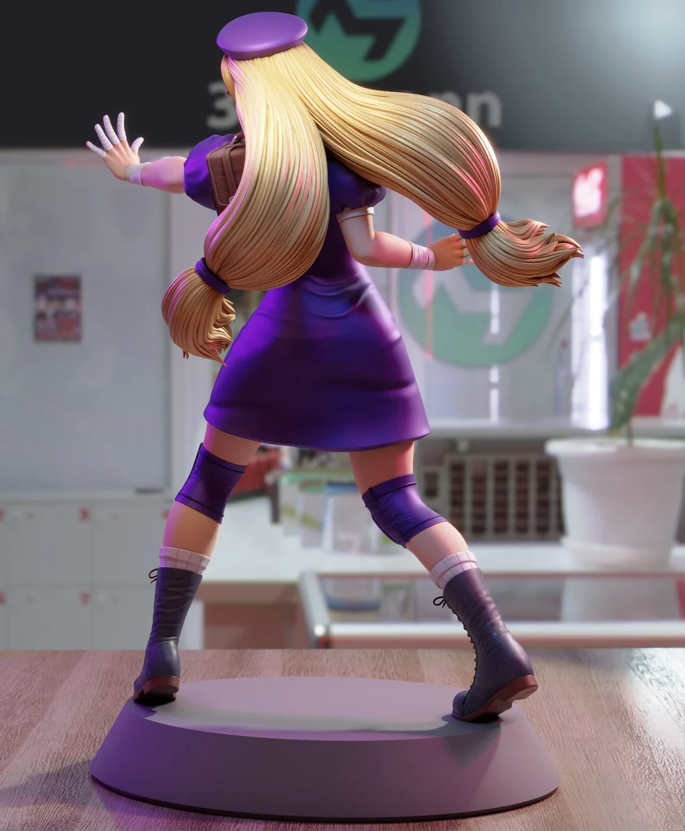 Sumo Girl | Fan Art | 3D Printed Resin Model Garage Kit | *Un-Painted* | 3DMoon 7