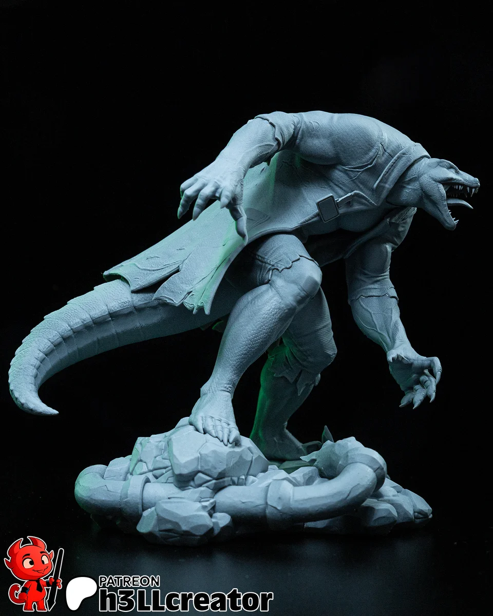 Curt Connors | Fan Art | 3D Printed Resin Model Garage Kit | *Un-Painted* | H3LL Creator 10