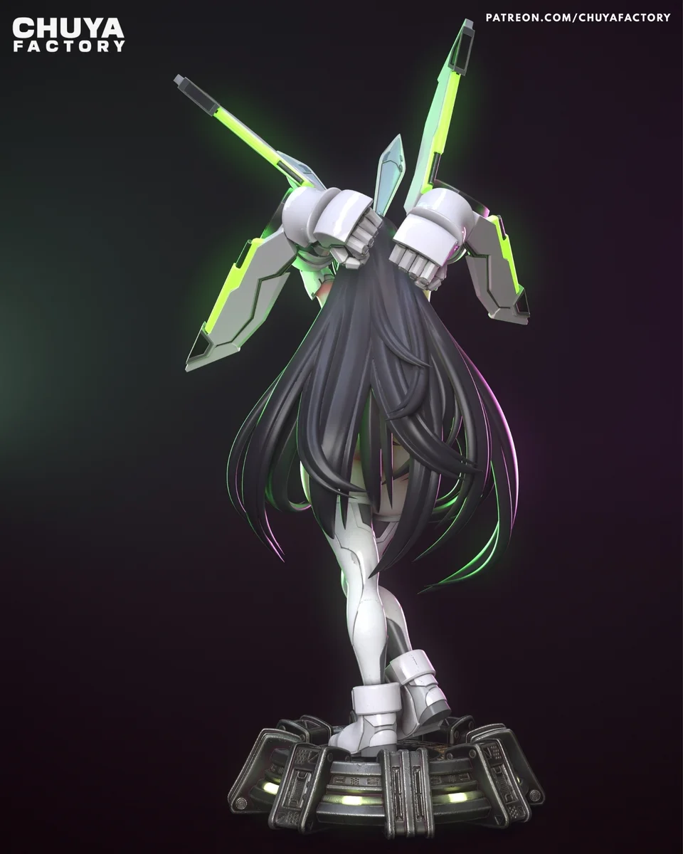 Mighty Bunny | Fan Art | 3D Printed Resin Model Garage Kit | *Un-Painted* | Chuya Factory 7