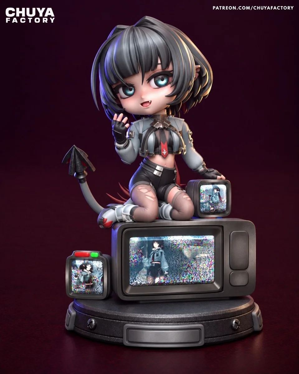 Chibi Jane Doe | Fan Art | 3D Printed Resin Model Garage Kit | *Un-Painted* | Chuya Factory 4