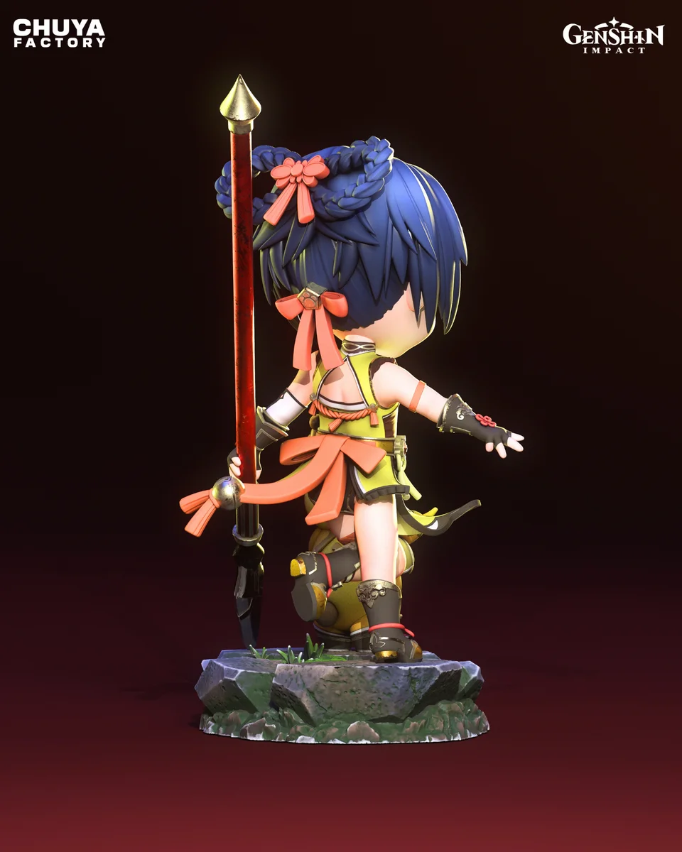 Chibi Xiangling | Fan Art | 3D Printed Resin Model Garage Kit | *Un-Painted* | Chuya Factory 12