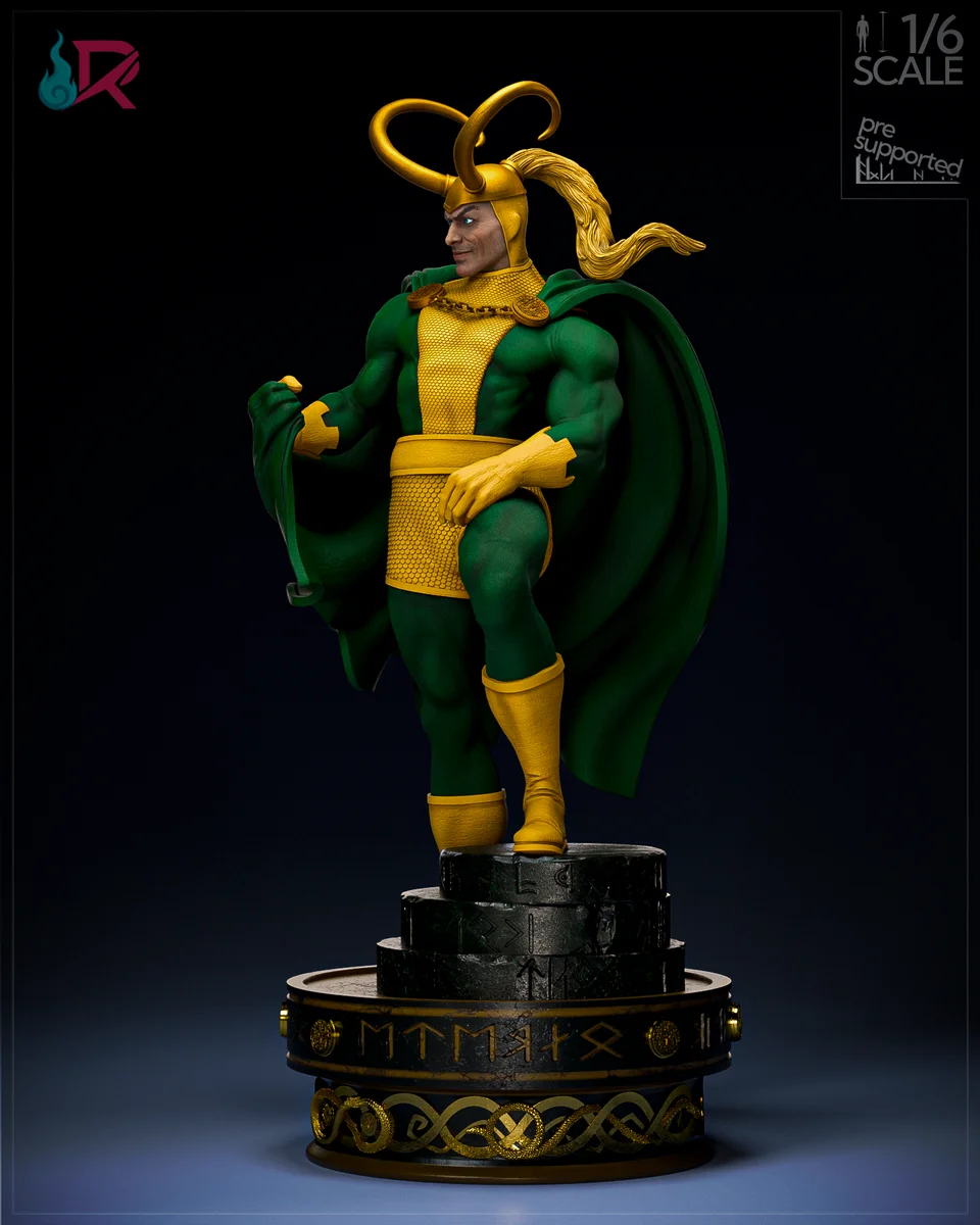 Loki - Comics | Fan Art | 3D Printed Resin Model Garage Kit | *Un-Painted* | Rechtag 4