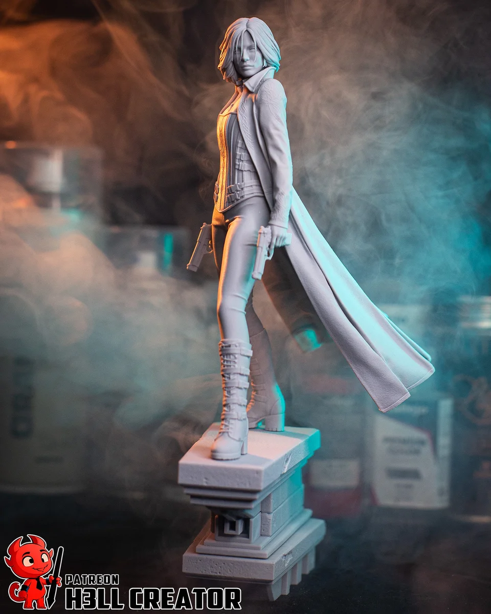 Selene | Fan Art | 3D Printed Resin Model Garage Kit | *Un-Painted* | H3LL Creator 10