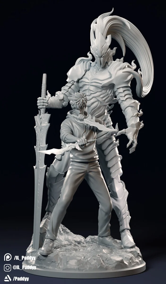 Soloist | Fan Art | 3D Printed Resin Model Garage Kit | *Un-Painted* | Il Paddyy 3