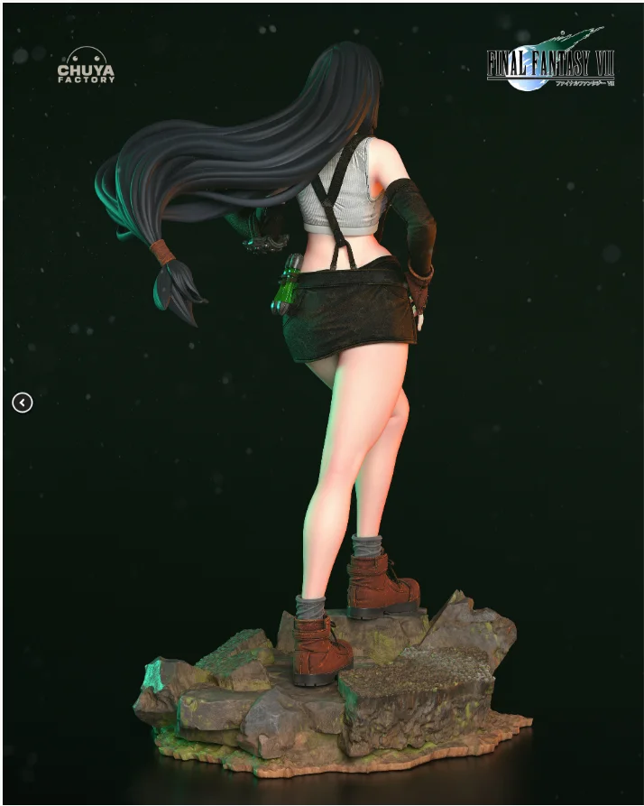 Tifa Lockhart | Fan Art | 3D Printed Resin Model Garage Kit | *Un-Painted* | Chuya Factory 5