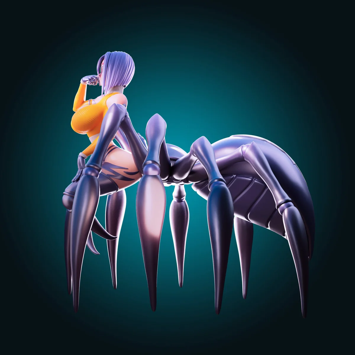 Rachnera | Fan Art | 3D Printed Resin Model Garage Kit | *Un-Painted* | Officer Rhu 3