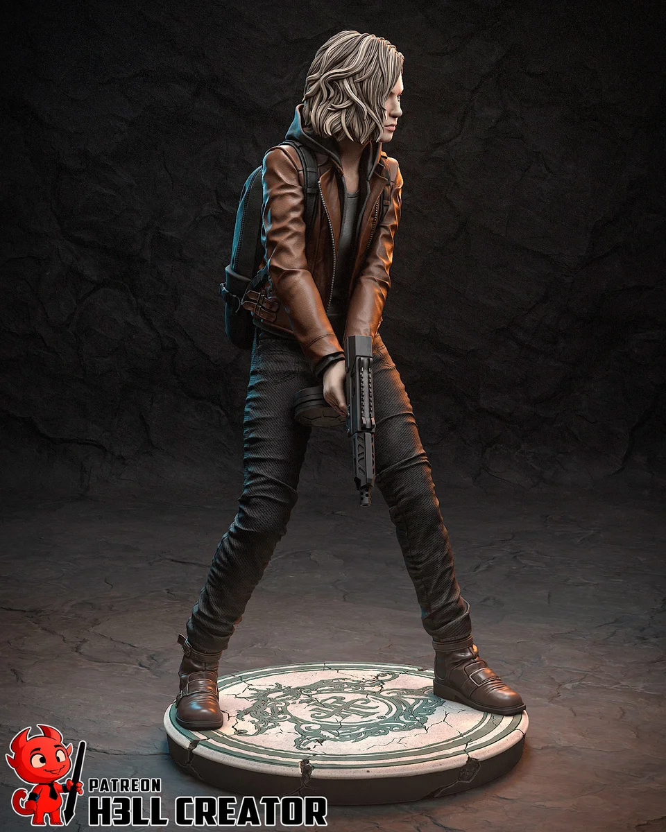 Grace Ashcroft | Fan Art | 3D Printed Resin Model Garage Kit | *Un-Painted* | H3LL Creator 3