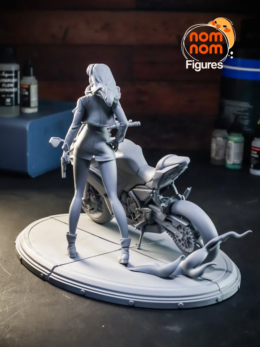 Misato | Fan Art | 3D Printed Resin Model Garage Kit | *Un-Painted* | Nomnom 11