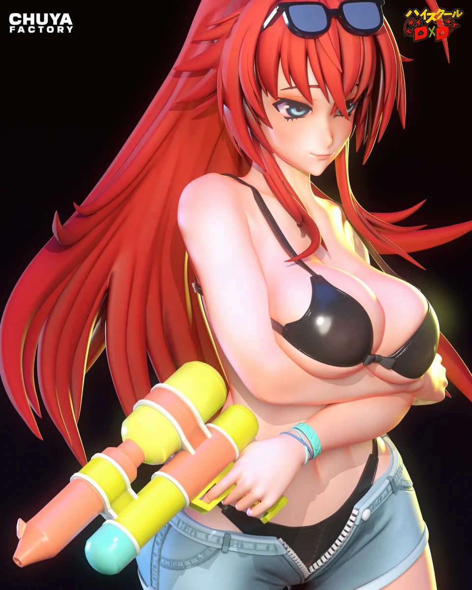 Rias Gremory | Fan Art | 3D Printed Resin Model Garage Kit | *Un-Painted* | Chuya Factory 11