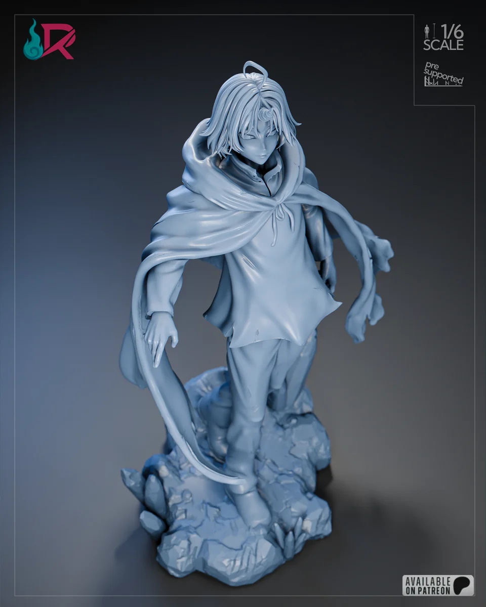 Clen | Fan Art | 3D Printed Resin Model Garage Kit | *Un-Painted* | Rechtag 7