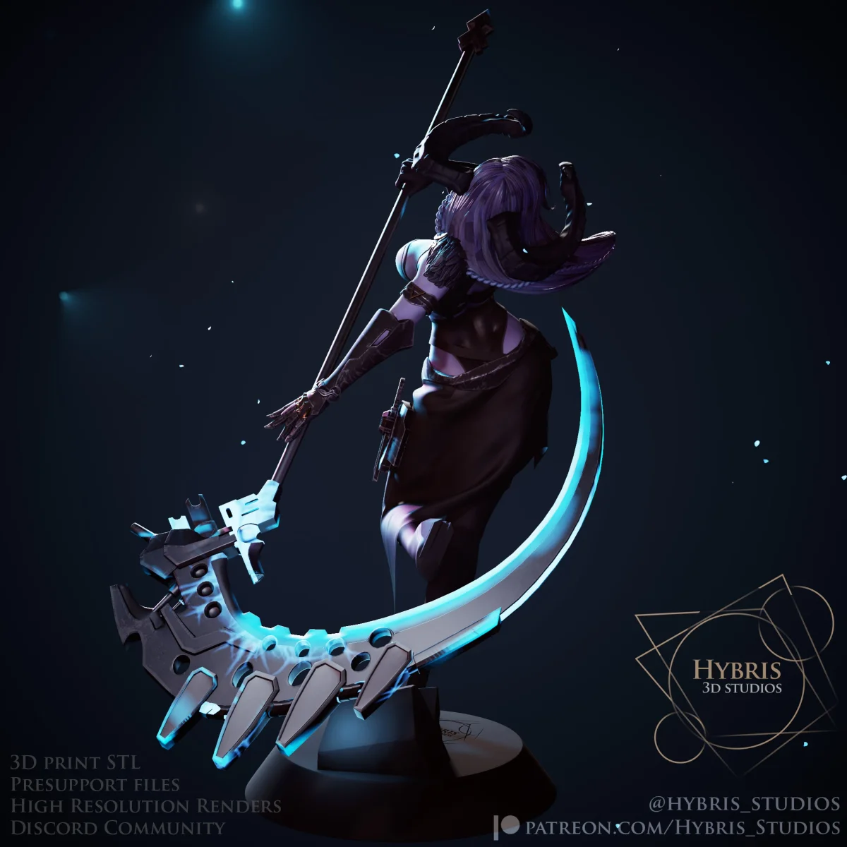 Liluth | Fan Art | 3D Printed Resin Model Garage Kit | *Un-Painted* | Hybris Studios 5