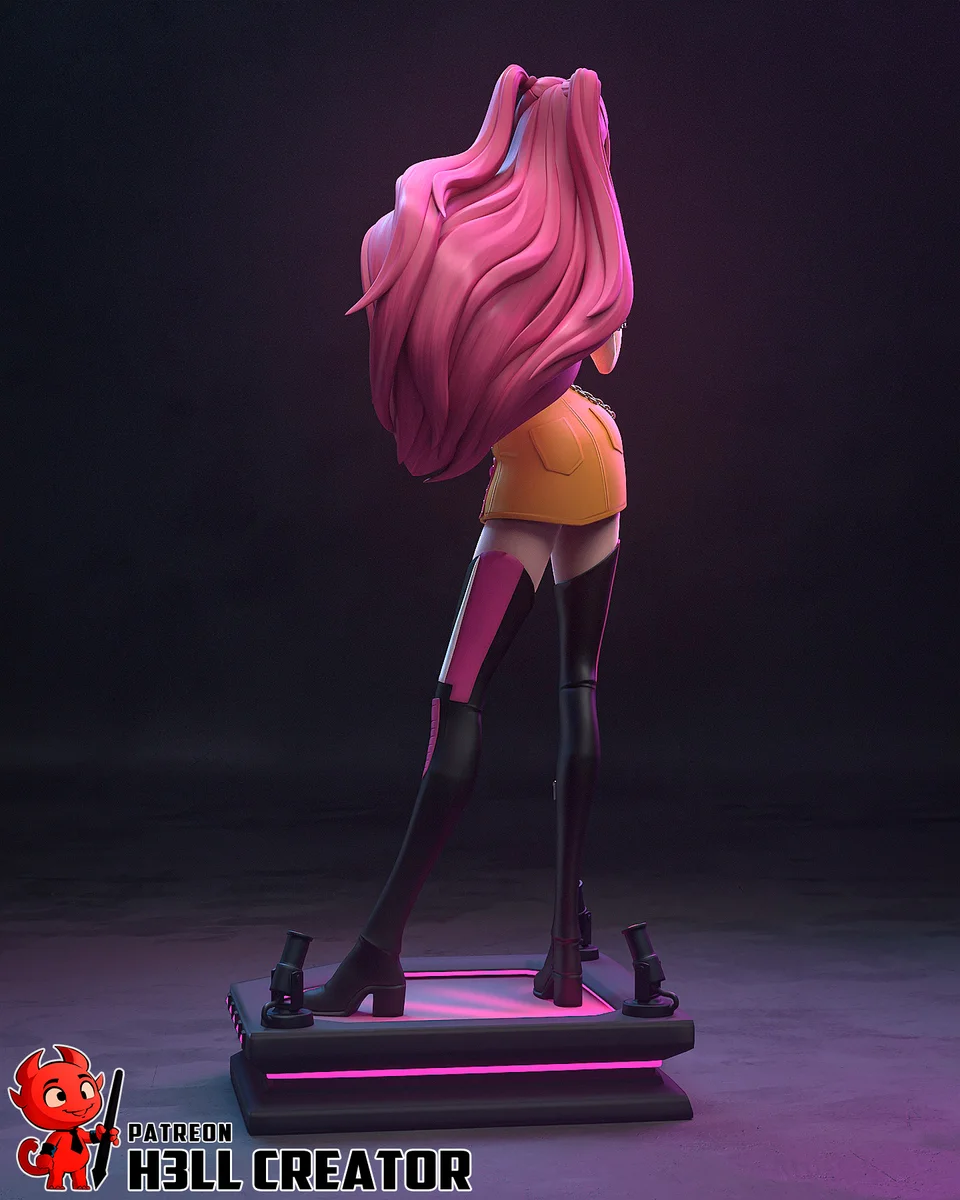 Mira | Fan Art | 3D Printed Resin Model Garage Kit | *Un-Painted* | H3LL Creator 8