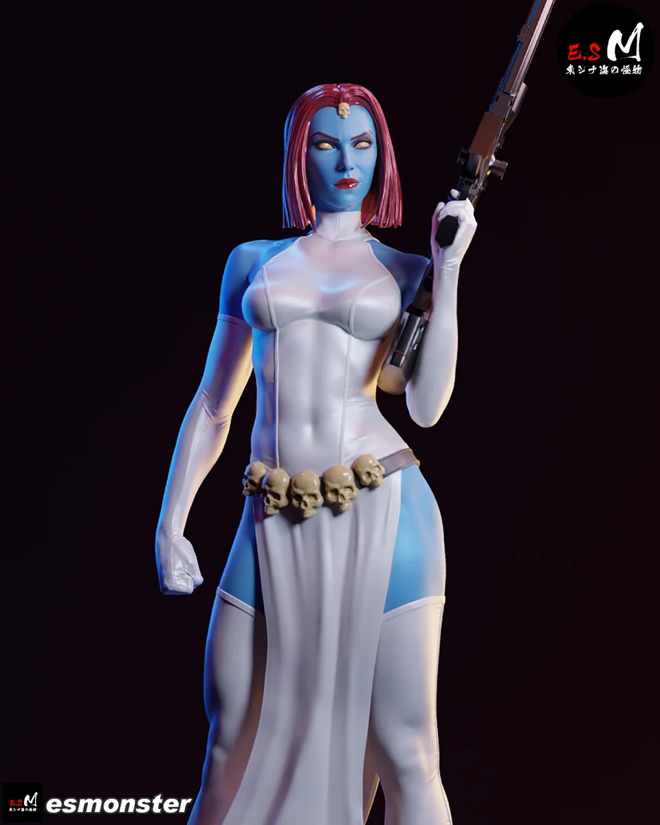 Mystique v02 | Fan Art | 3D Printed Resin Model Garage Kit | *Un-Painted* | ES Monster