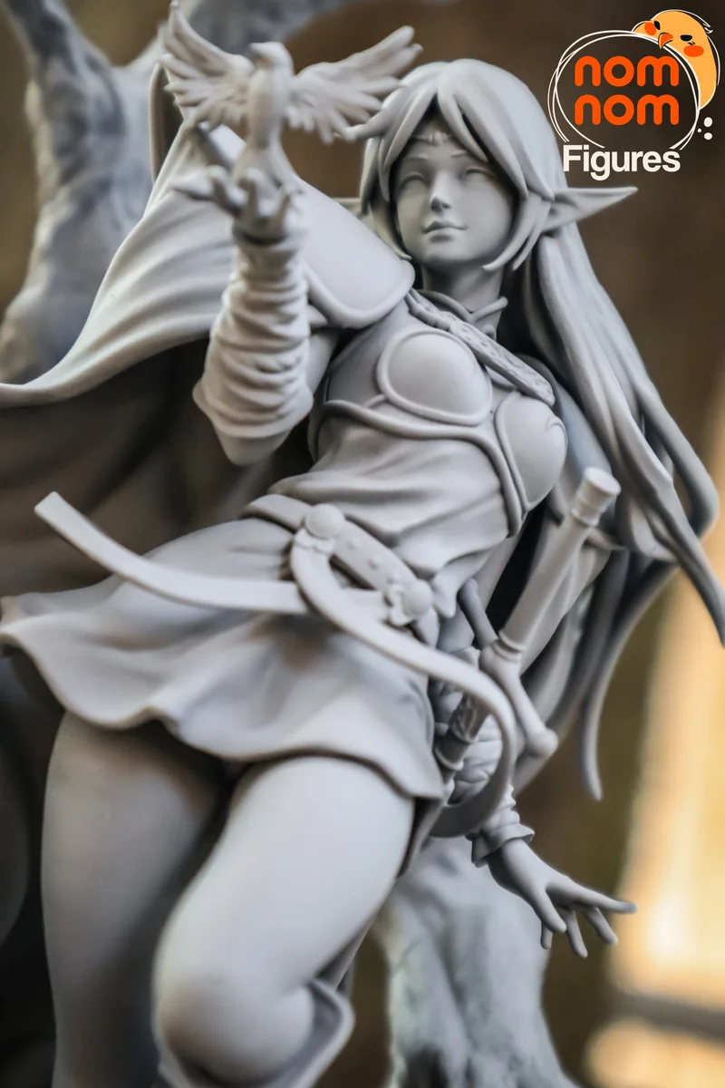 Deedlit | Fan Art | 3D Printed Resin Model Garage Kit | *Un-Painted* | Nomnom 11