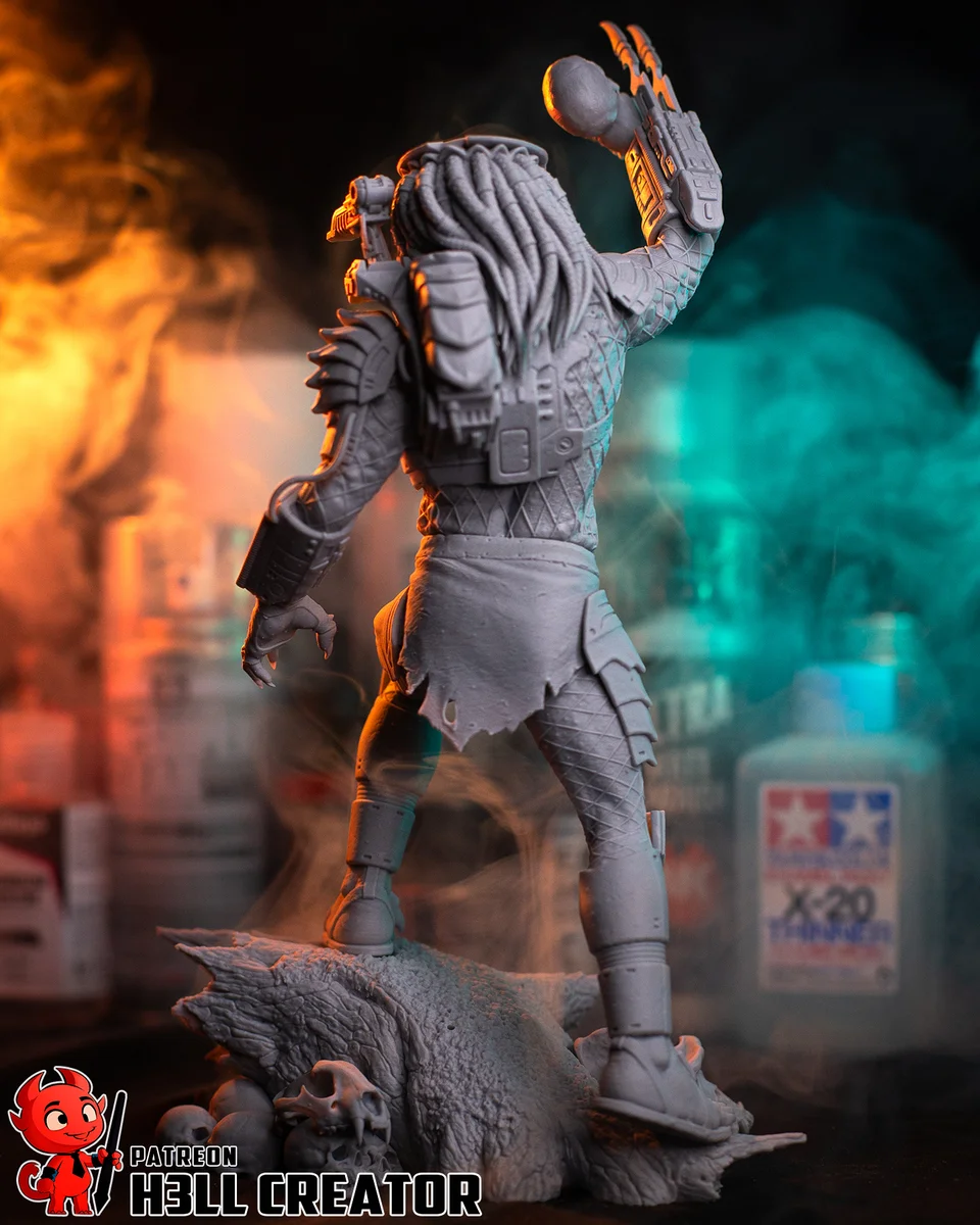 Predator | Fan Art | 3D Printed Resin Model Garage Kit | *Un-Painted* | H3LL Creator 16