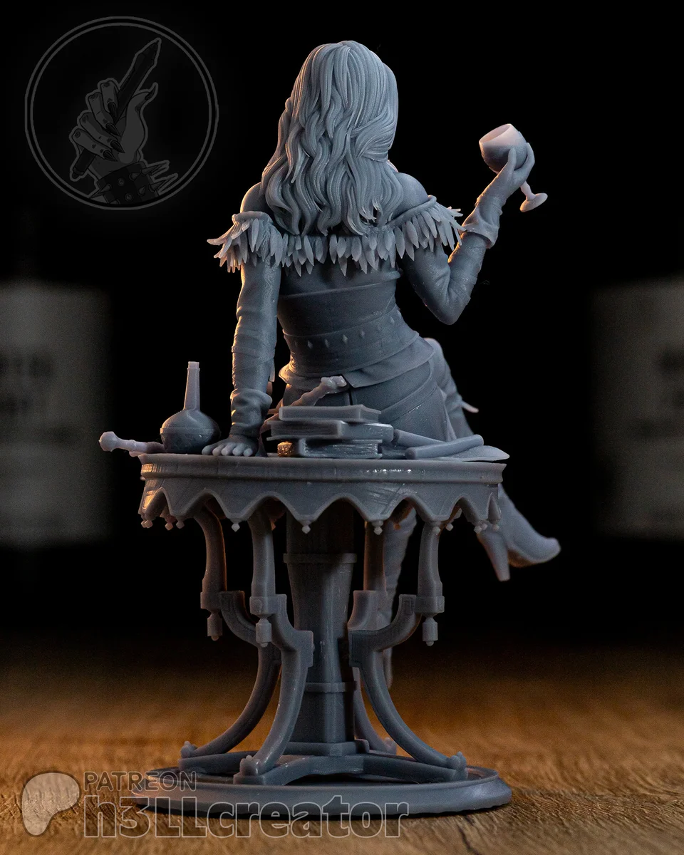 Yennefer of Vengerberg | Fan Art | 3D Printed Resin Model Garage Kit | *Un-Painted* | H3LL Creator 9