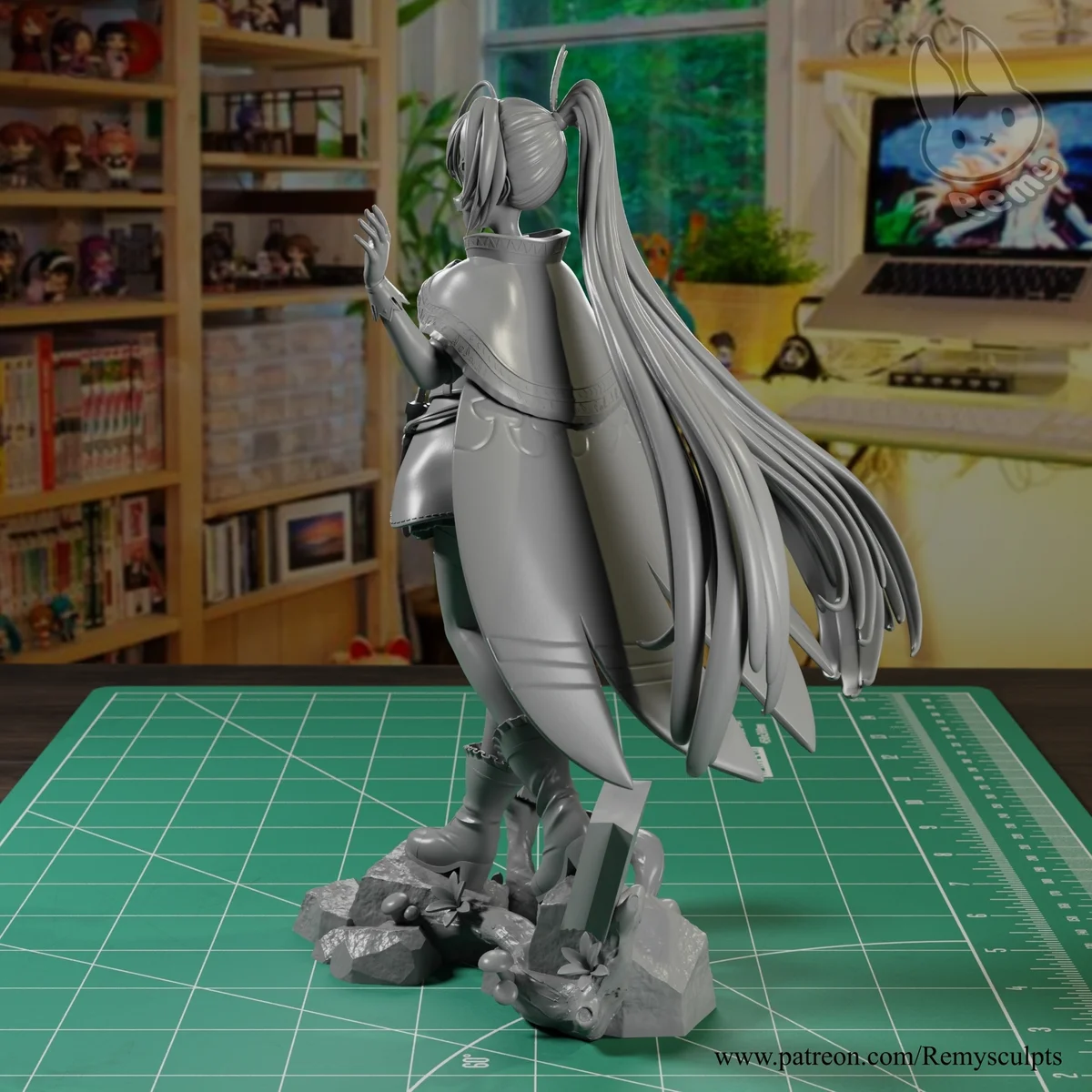 Nanashi Mumei | Fan Art | 3D Printed Resin Model Garage Kit | *Un-Painted* | Remy Sculpts 6