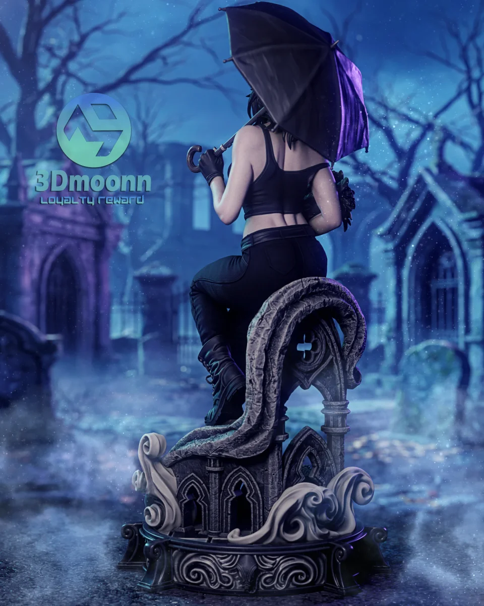 Death Sandman | Fan Art | 3D Printed Resin Model Garage Kit | *Un-Painted* | 3DMoonn 5
