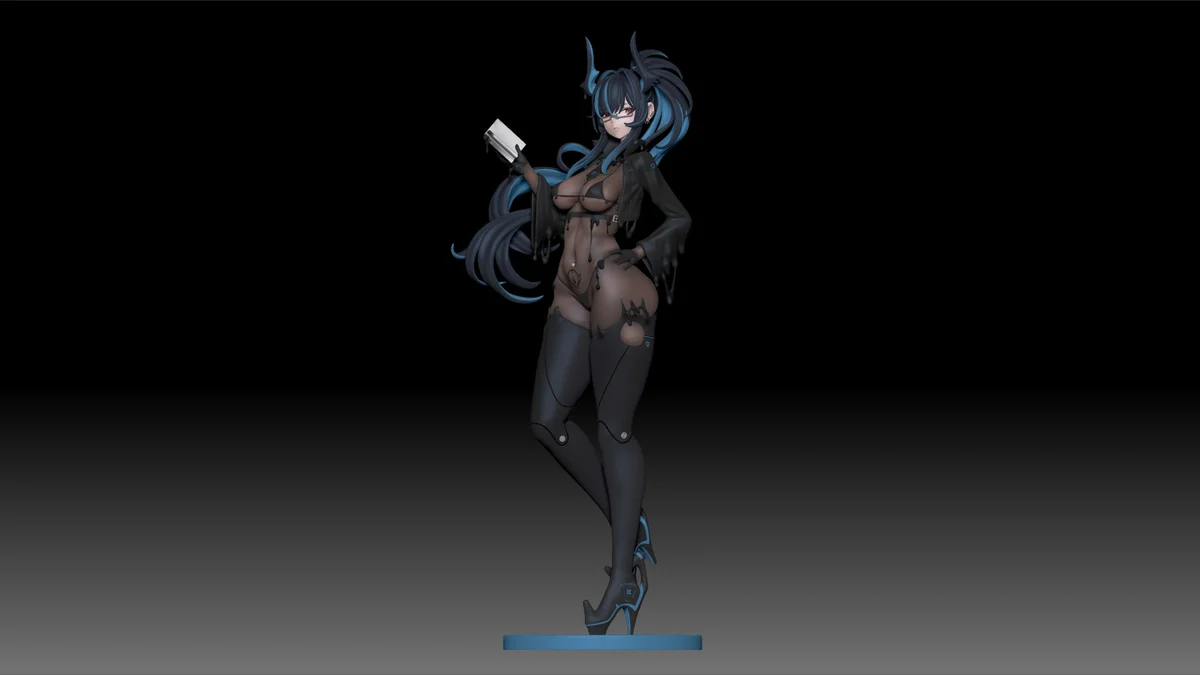 Bahamut | Fan Art | 3D Printed Resin Model Garage Kit | *Un-Painted* | Sin3Dstudio 3