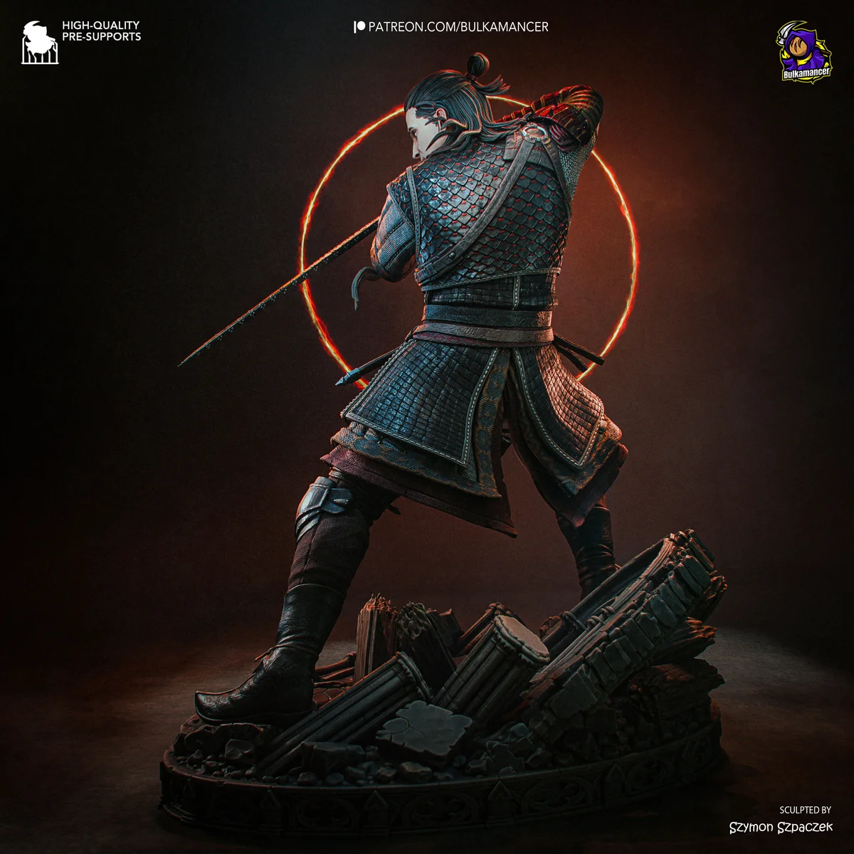 Coen | Fan Art | 3D Printed Resin Model Garage Kit | *Un-Painted* | Bulkamancer 7
