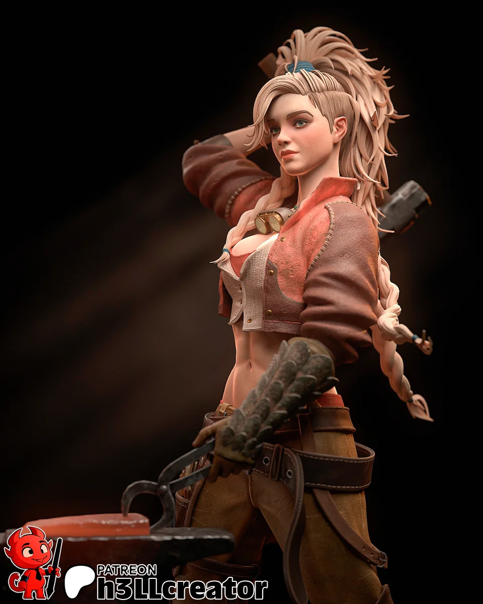 Gemma | Fan Art | 3D Printed Resin Model Garage Kit | *Un-Painted* | H3LL Creator 4
