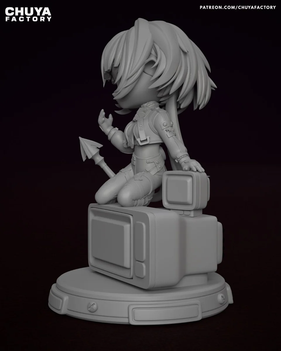 Chibi Jane Doe | Fan Art | 3D Printed Resin Model Garage Kit | *Un-Painted* | Chuya Factory 12