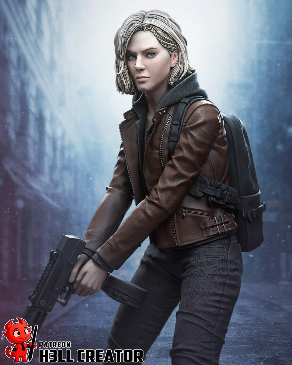 Grace Ashcroft | Fan Art | 3D Printed Resin Model Garage Kit | *Un-Painted* | H3LL Creator