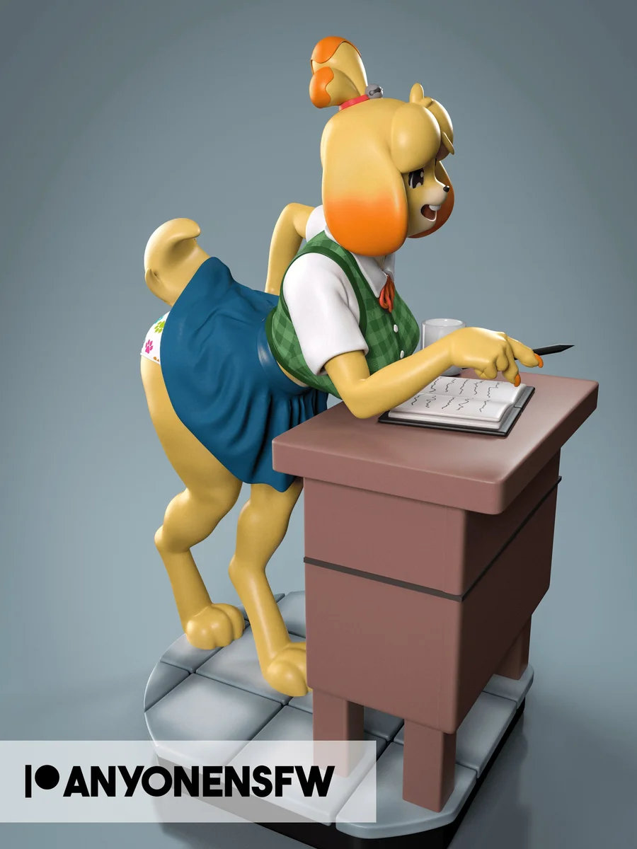 Isabelle | Fan Art | 3D Printed Resin Model Garage Kit | *Un-Painted* | AnyoneNSFW 2