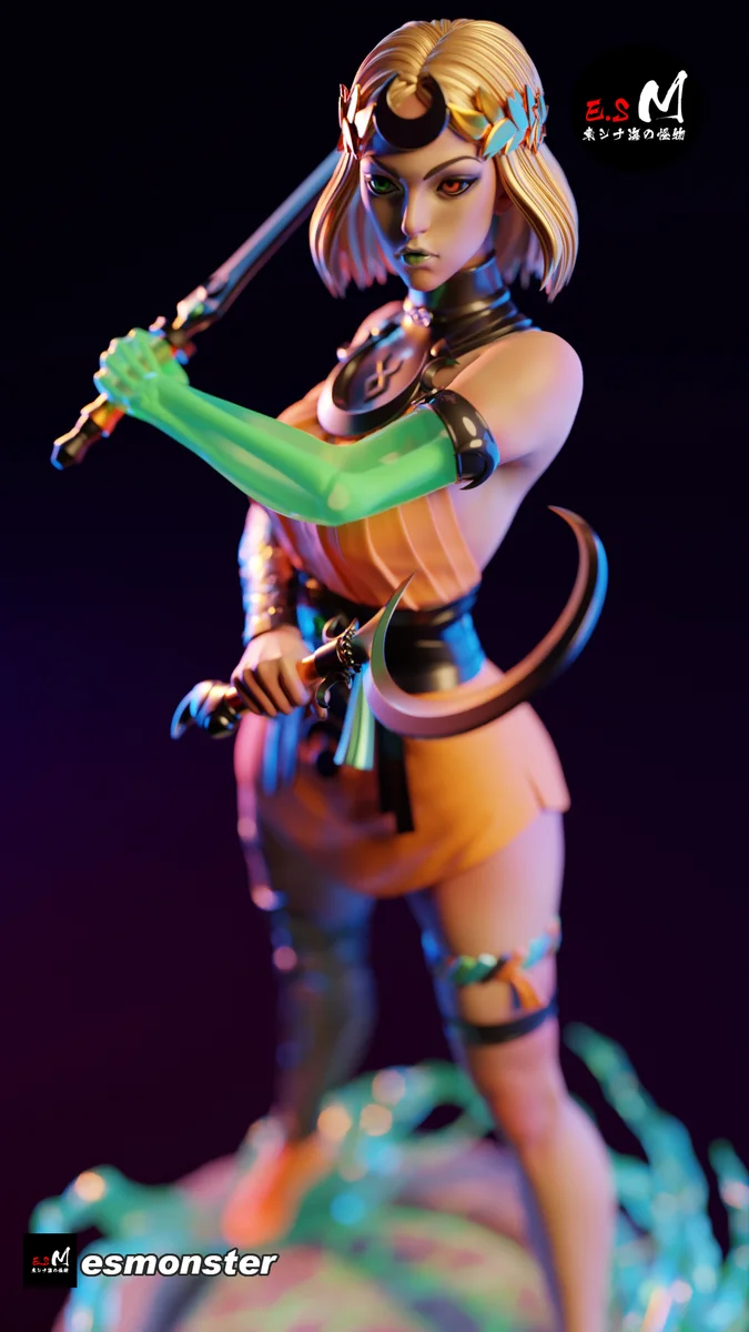 Melinoe | Fan Art | 3D Printed Resin Model Garage Kit | *Un-Painted* | ES Monster 3