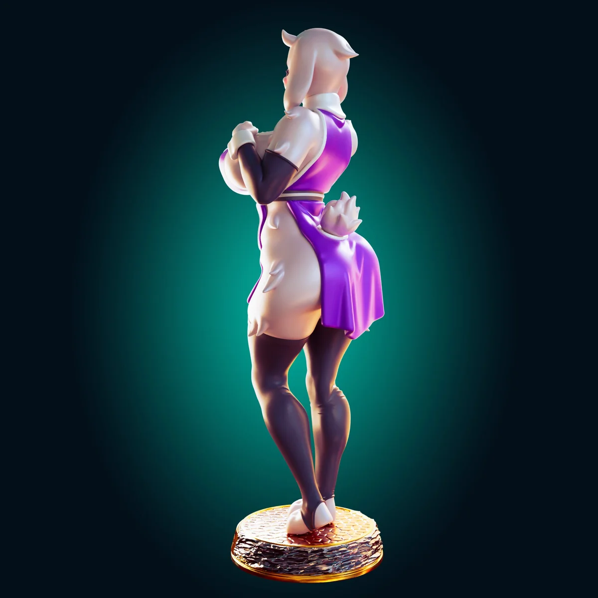 Goat Mom | Fan Art | 3D Printed Resin Model Garage Kit | *Un-Painted* | Officer Rhu 5