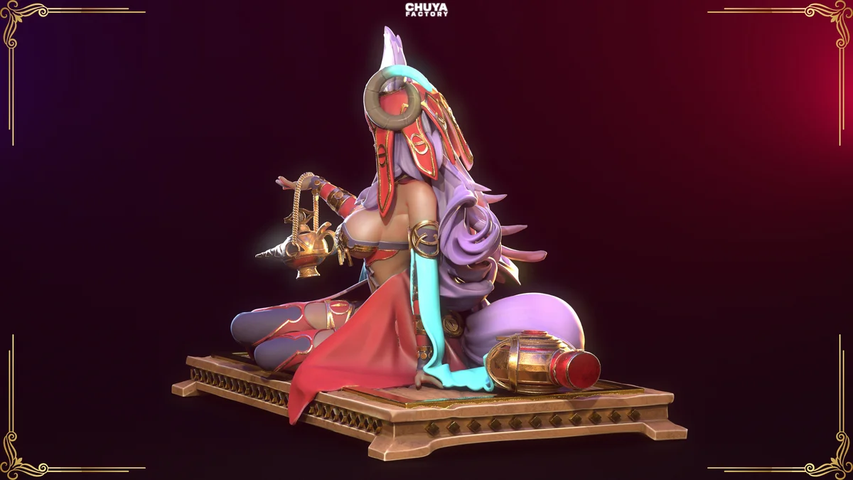 Queen of Sheba | Fan Art | 3D Printed Resin Model Garage Kit | *Un-Painted* | Chuya Factory 7