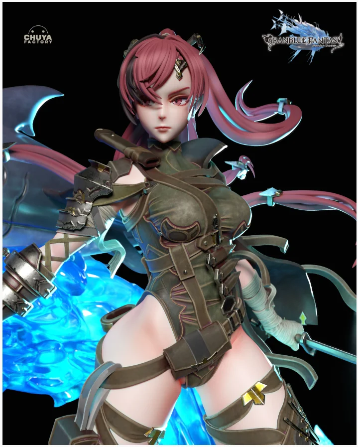 Meg | Fan Art | 3D Printed Resin Model Garage Kit | *Un-Painted* | Chuya Factory