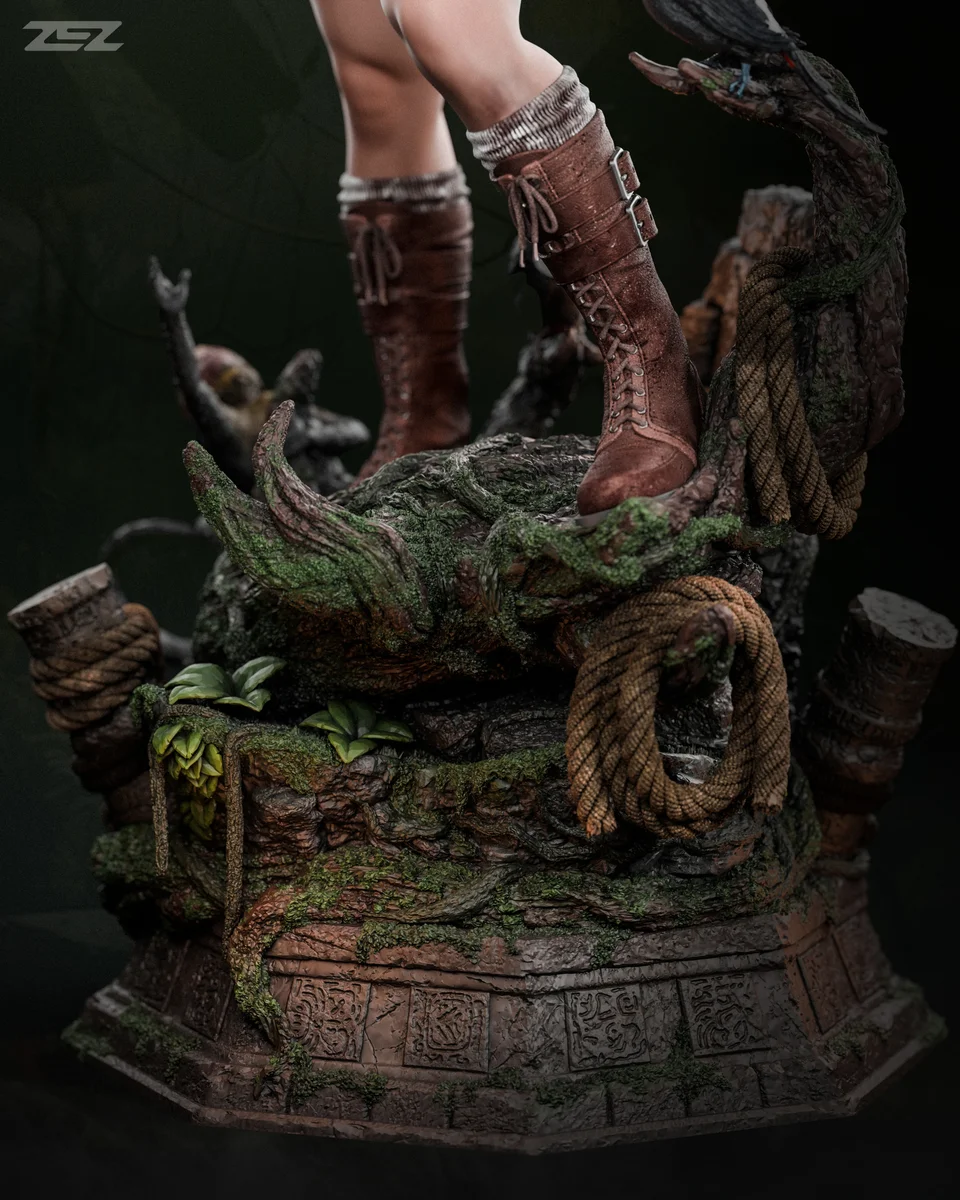 Lara Croft | Fan Art | 3D Printed Resin Model Garage Kit | *Un-Painted* | ZEZ Studio 14