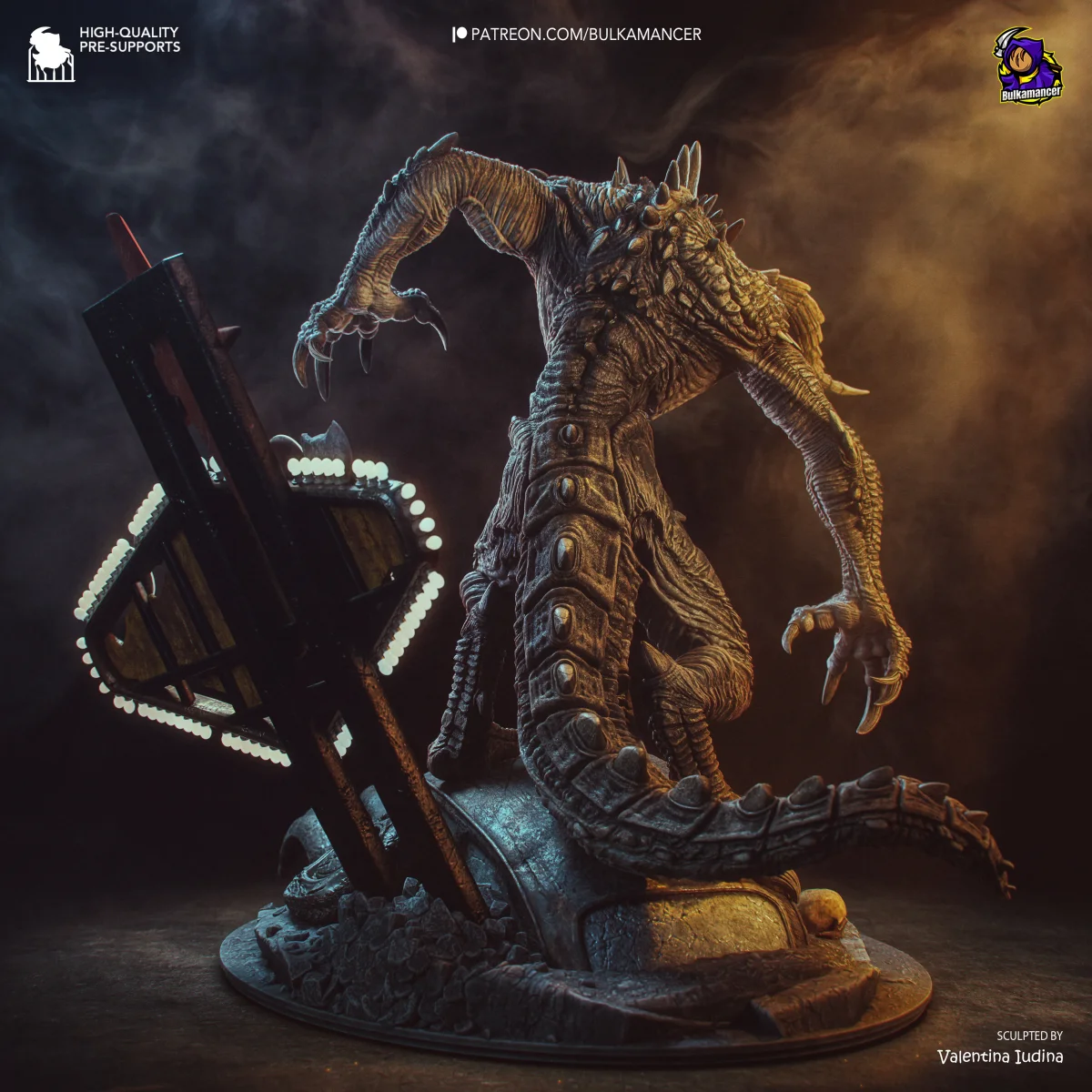 Deathclaw | Fan Art | 3D Printed Resin Model Garage Kit | *Un-Painted* | Bulkamancer 3