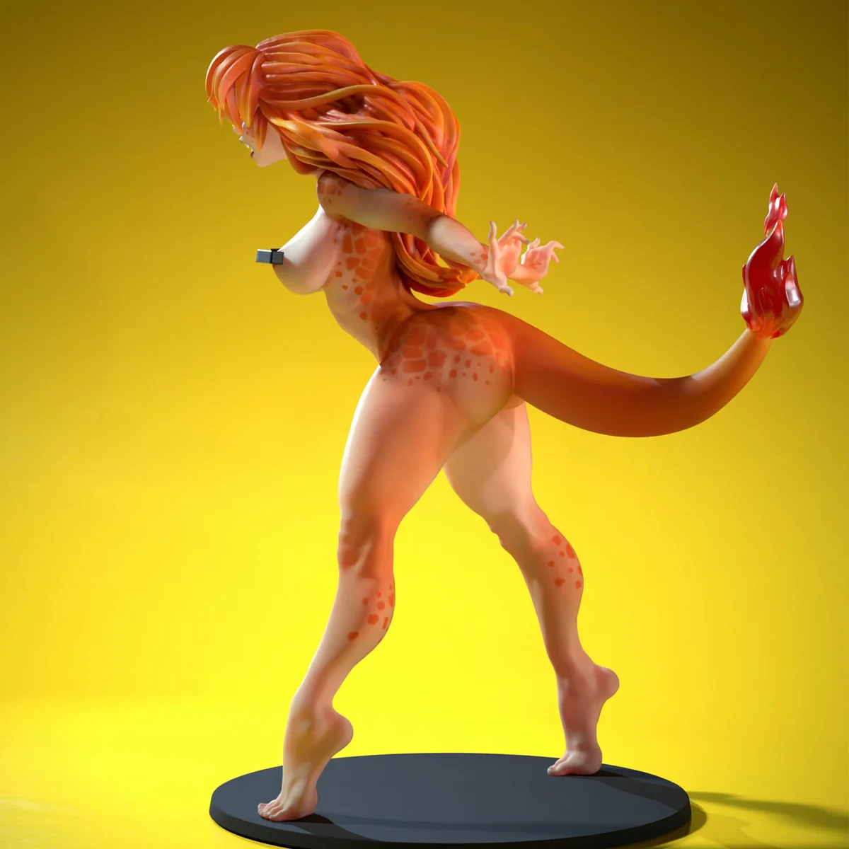 Charmelle - Waifumon | Fan Art | 3D Printed Resin Model Garage Kit | *Un-Painted* | SiryllArt 12