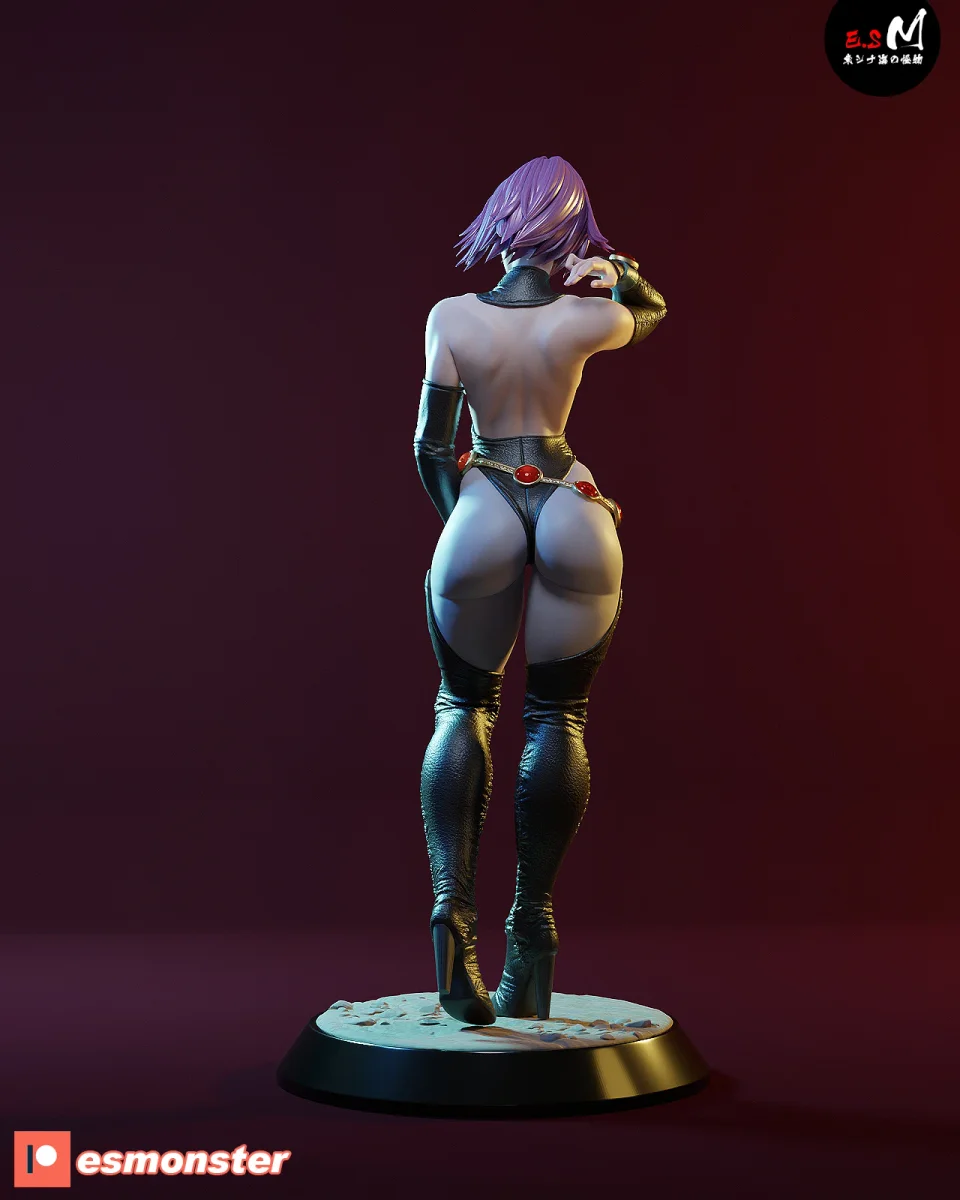 Raven DC | Fan Art | 3D Printed Resin Model Garage Kit | *Un-Painted* | ES Monster 5