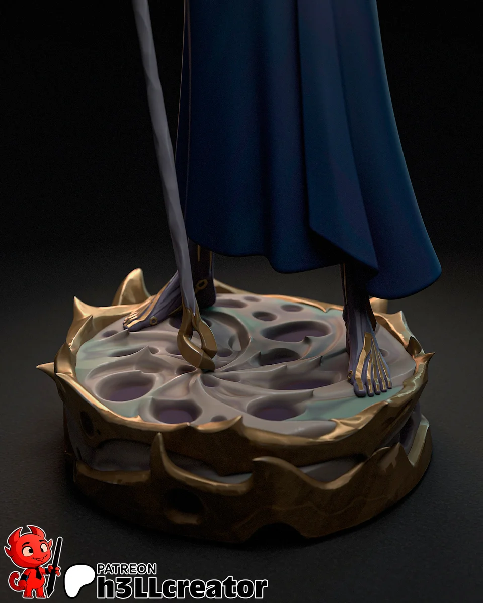 Progressive Healer | Fan Art | 3D Printed Resin Model Garage Kit | *Un-Painted* | H3LL Creator 8