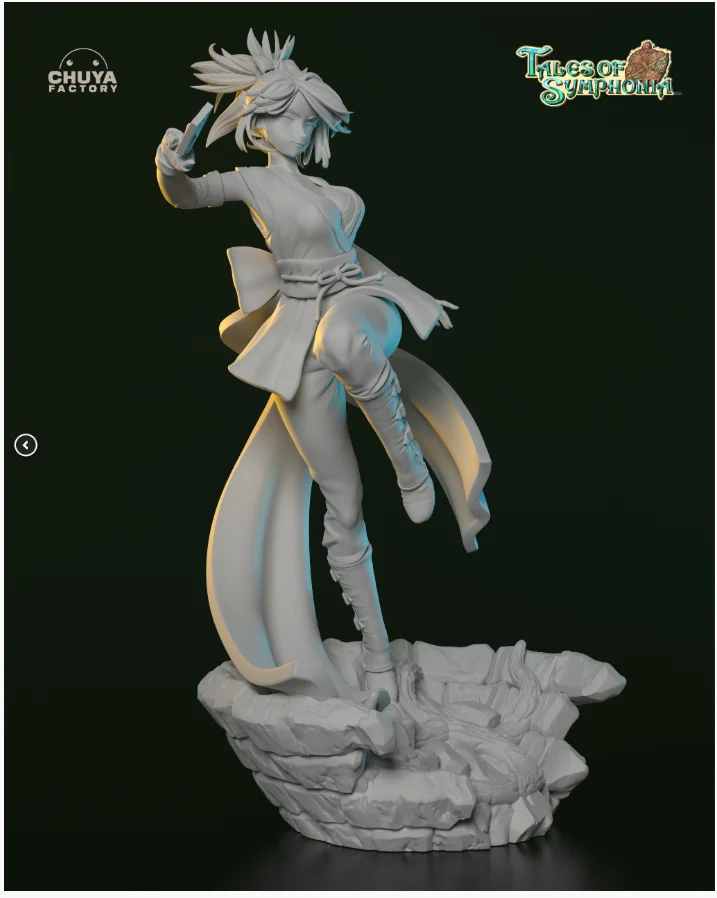 Sheena Fujibayashi | Fan Art | 3D Printed Resin Model Garage Kit | *Un-Painted* | Chuya Factory 5