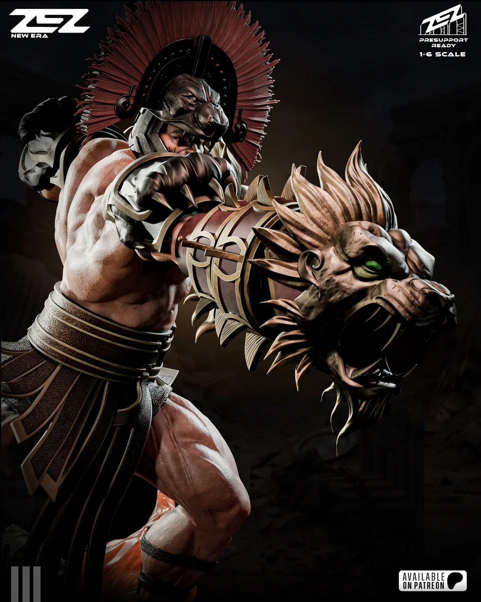 Hercules | Fan Art | 3D Printed Resin Model Garage Kit | *Un-Painted* | ZEZ Studio 7