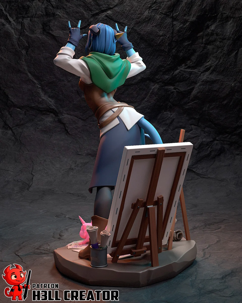 Jester Lavorre | Fan Art | 3D Printed Resin Model Garage Kit | *Un-Painted* | H3LL Creator 11