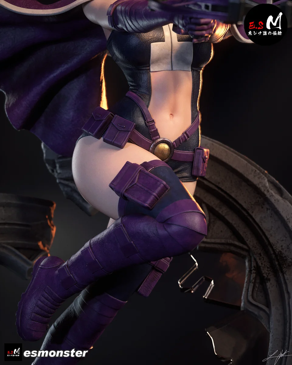 Huntress | Fan Art | 3D Printed Resin Model Garage Kit | *Un-Painted* | ES Monster 6