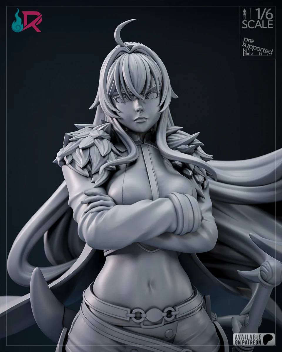 Eris Greyrat | Fan Art | 3D Printed Resin Model Garage Kit | *Un-Painted* | Rechtag 14