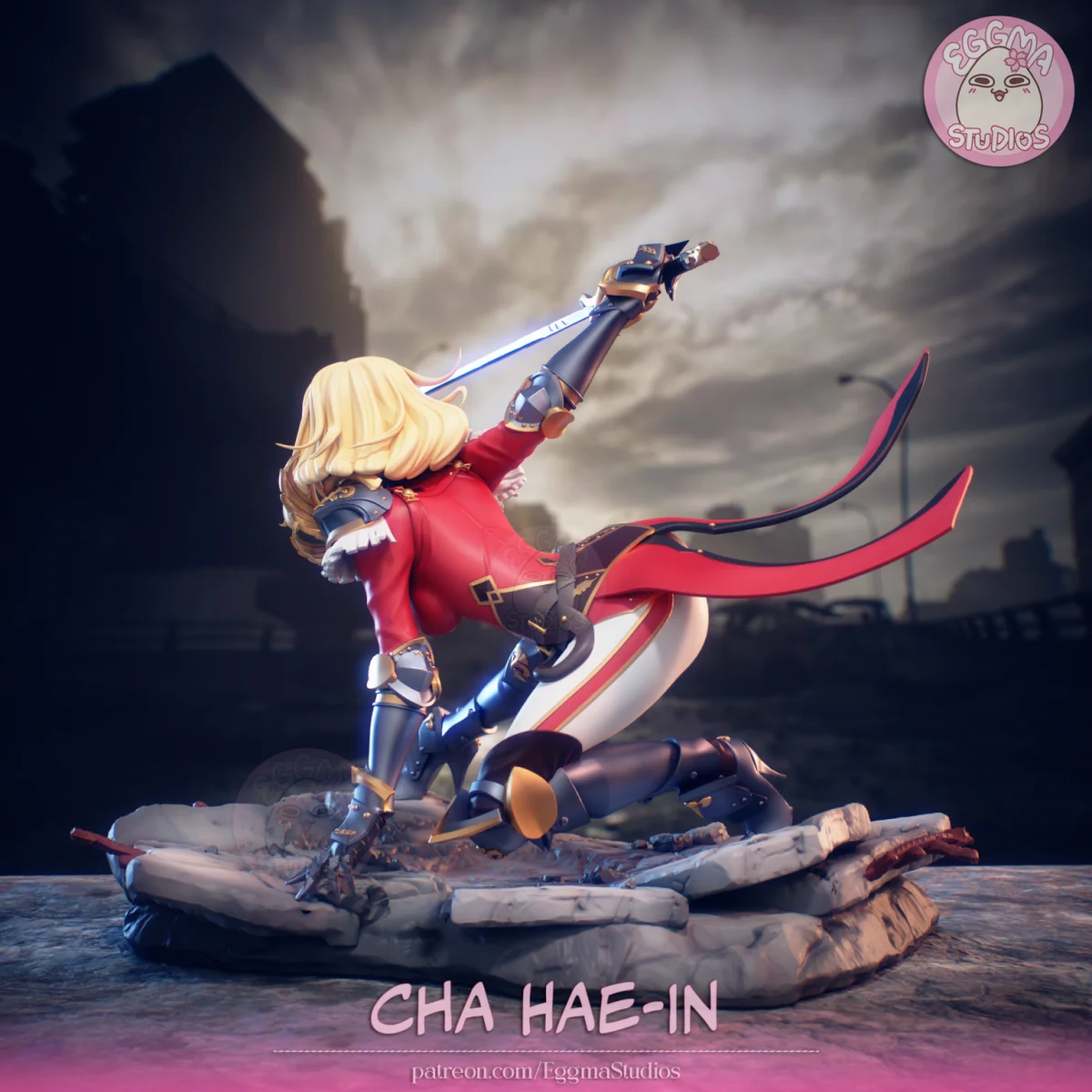Cha Hae-In | Fan Art | 3D Printed Resin Model Garage Kit | *Un-Painted* | EggmaStudios 5