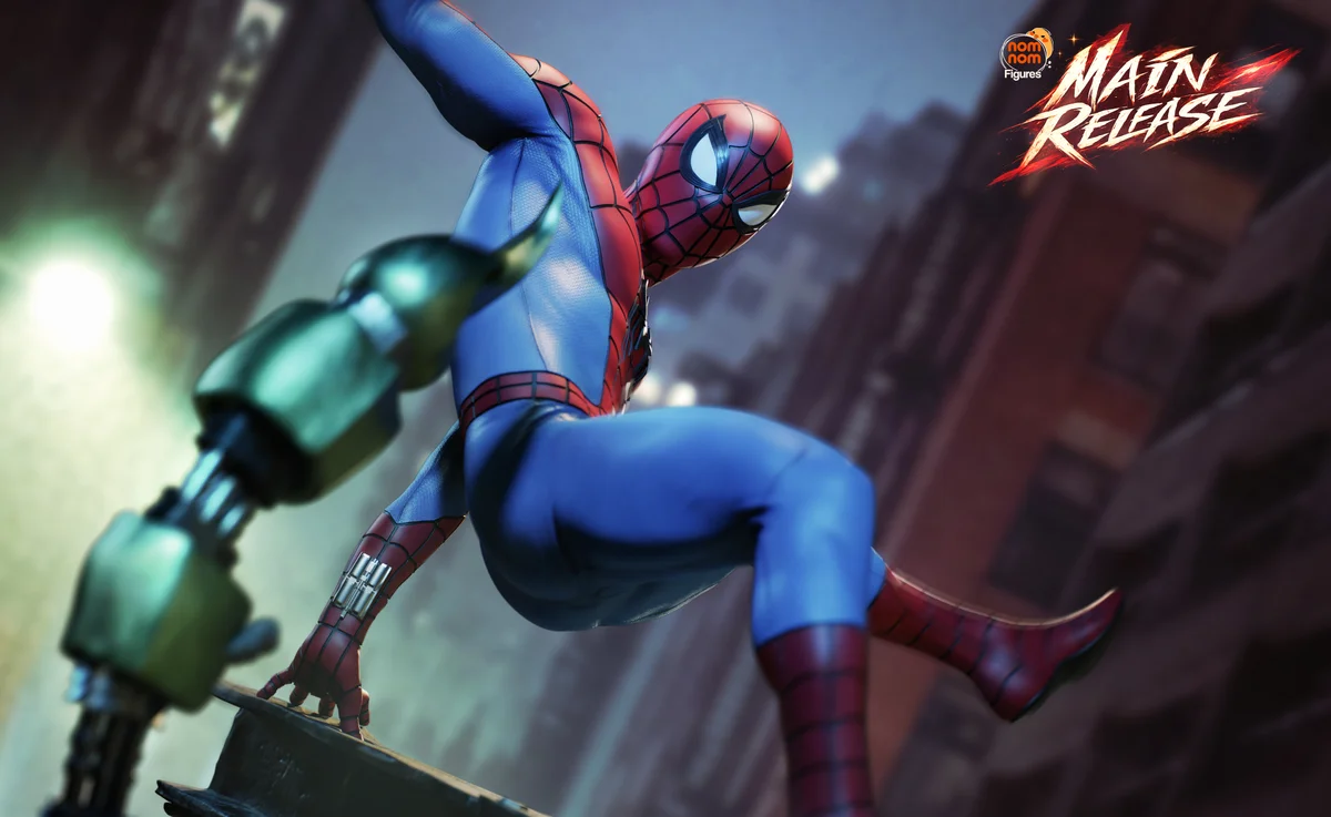 Spiderman | Fan Art | 3D Printed Resin Model Garage Kit | *Un-Painted* | Nomnom 5